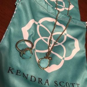 Kendra Scott turquoise ring and necklace